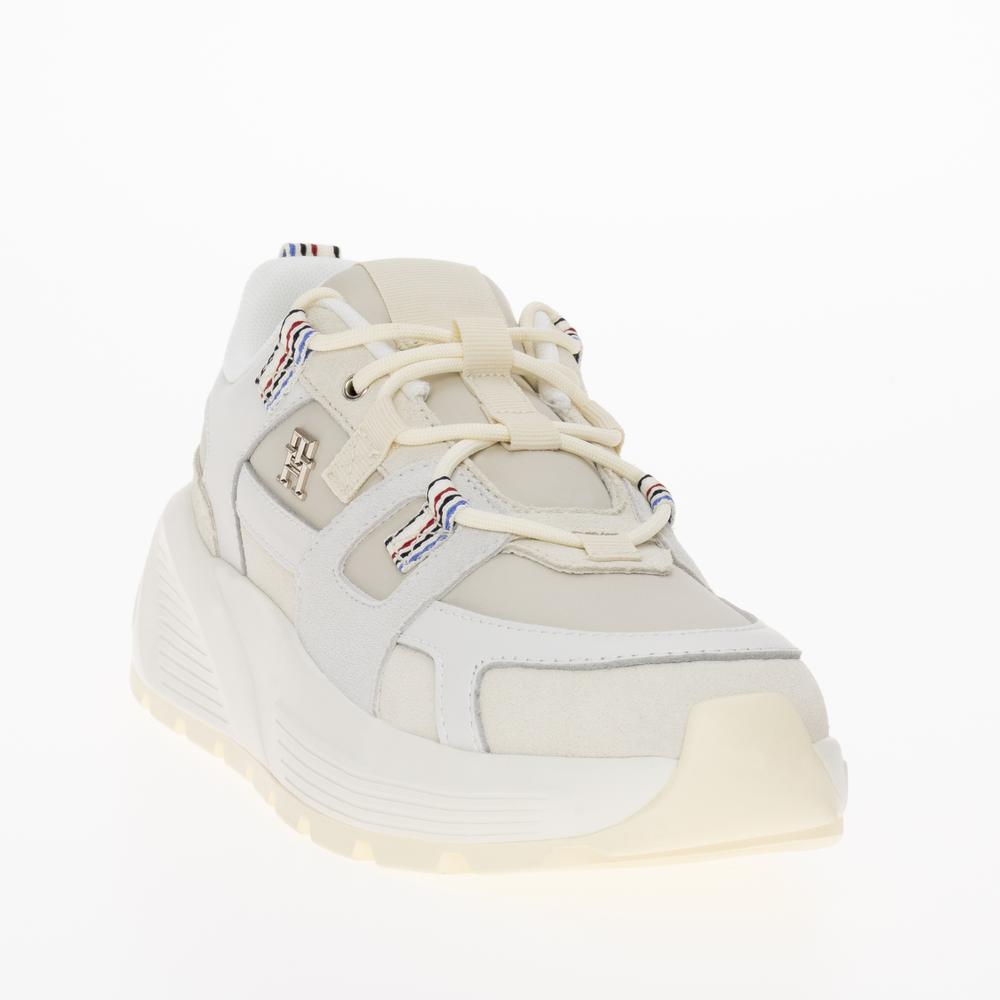Boty Tommy Hilfiger Chunky Runner FW0FW07674-AEF - béžové