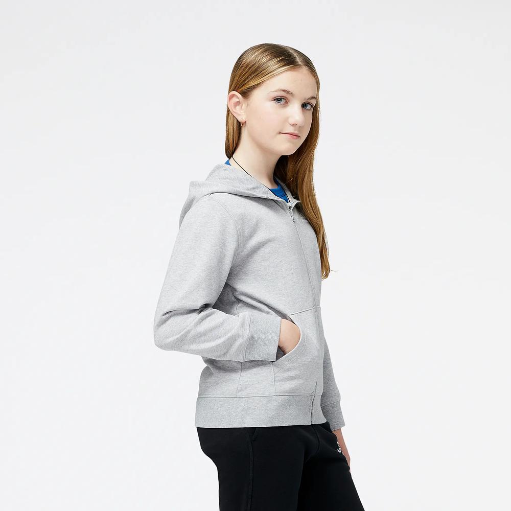 Dětské mikina New Balance YJ31536AG - šedivé