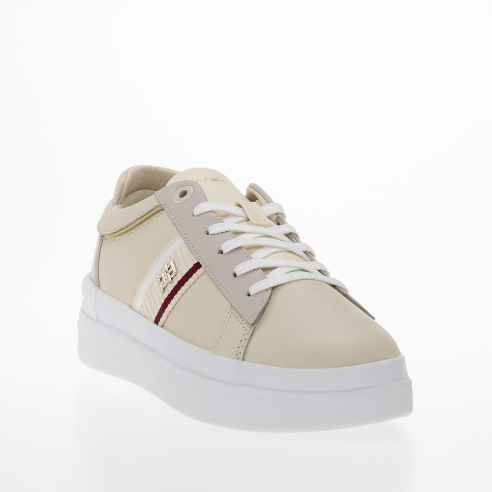Boty Tommy Hilfiger Corp Webbing Court Sneaker FW0FW07387-AA8 - béžové