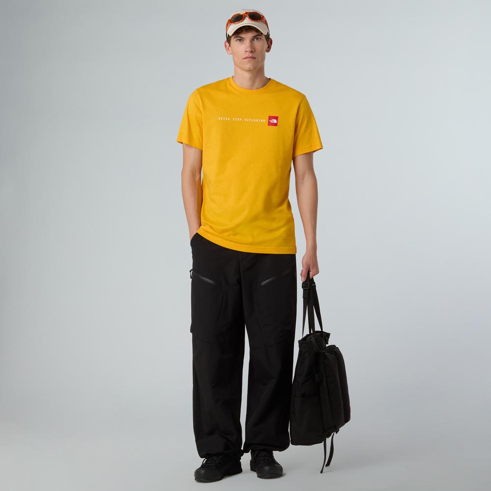 Pánské tričko The North Face Never Stop Exploring 0A87NS56P1 - žluté