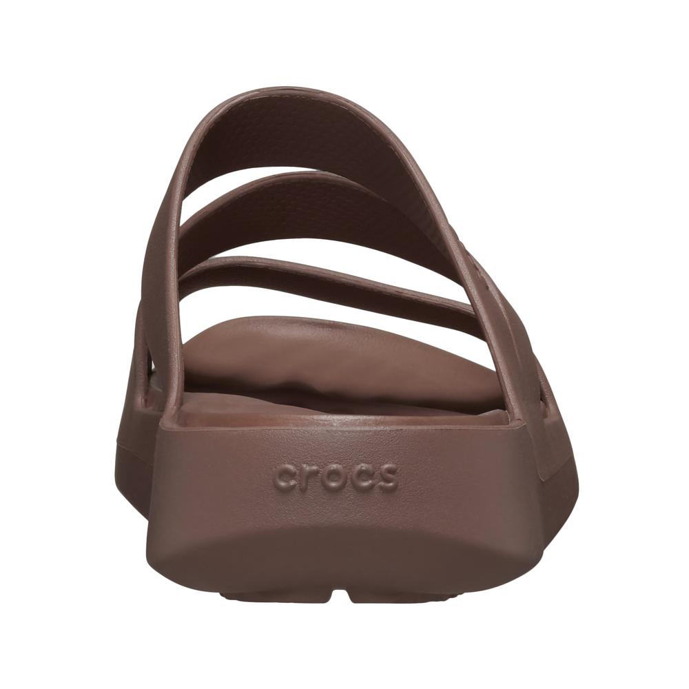 Žabky dámské Crocs Getaway Strappy 209587-0LF - hnědé