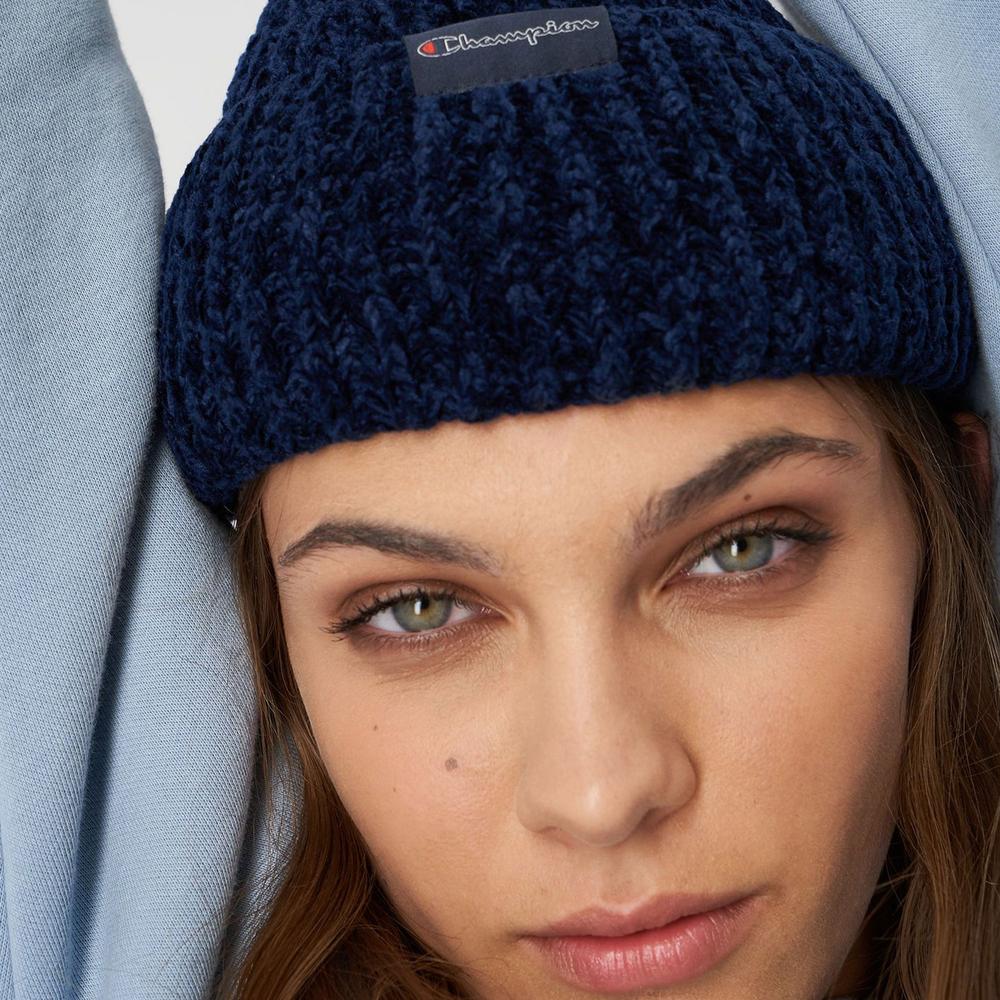 Čepice Champion Black Label Fisherman Acrylic Beanie 805681-BS508 - tmavě modrě