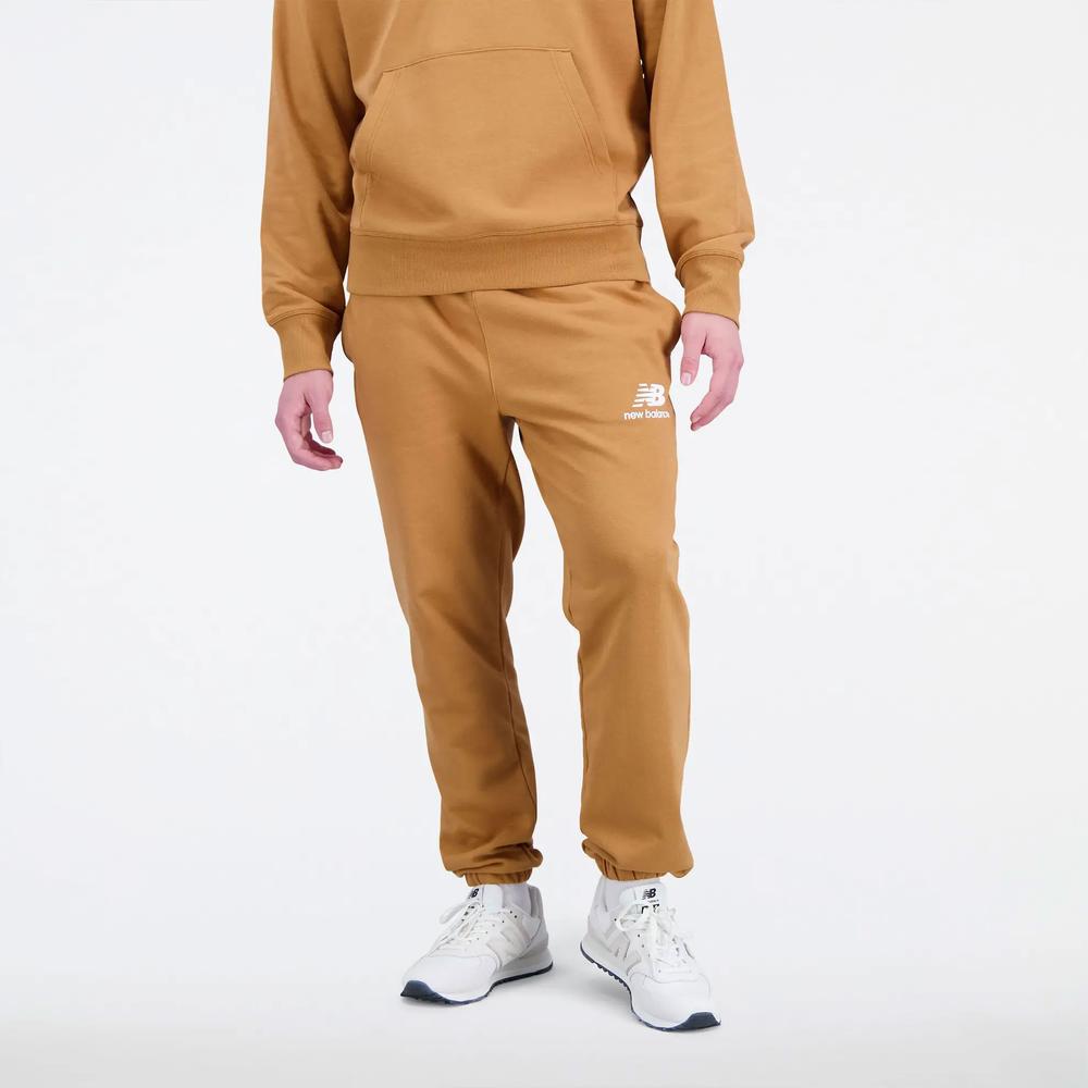 Pánské kalhoty New Balance MP31539TOB – hnědé