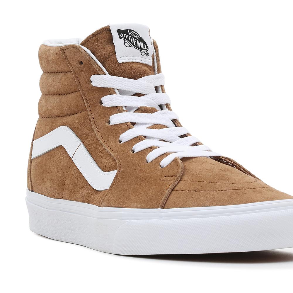 Boty Vans Pig Suede Sk8-Hi VN0005U9TBN1 - hnědé