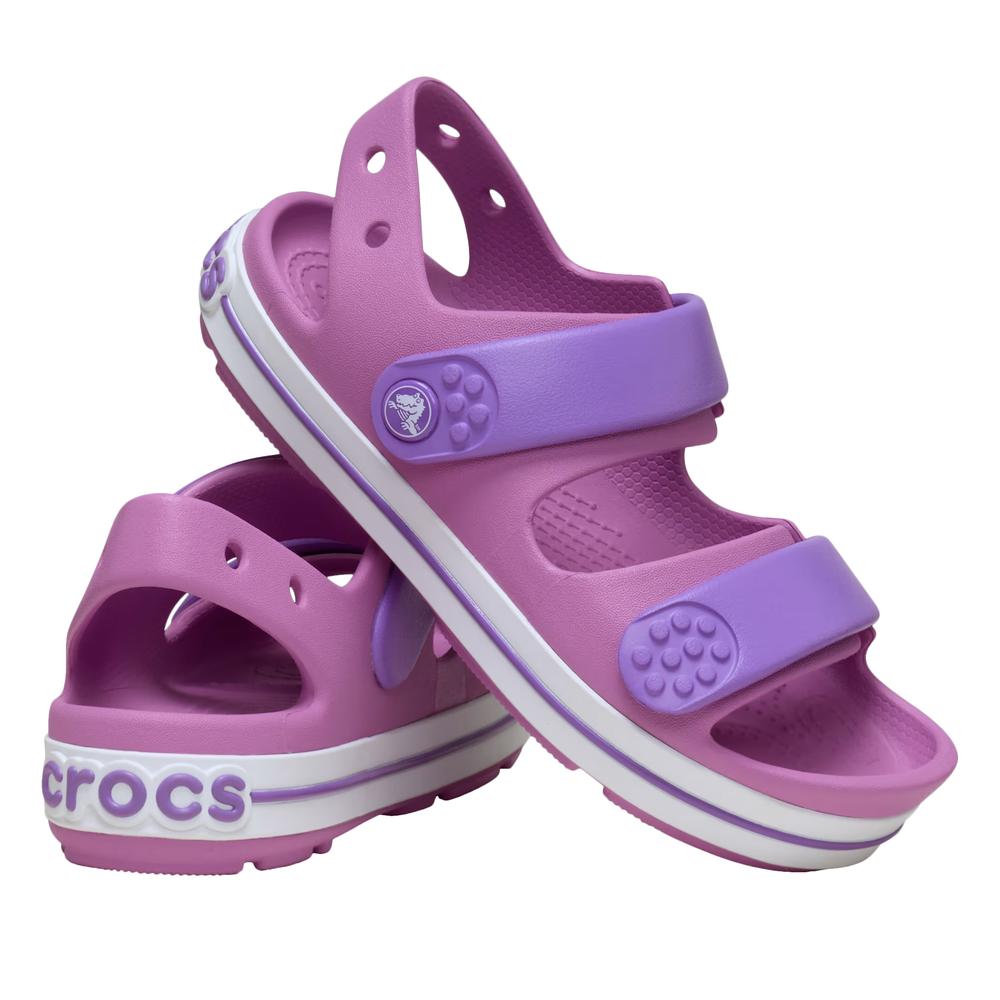 Sandále dětské Crocs Crocband Cruiser Sandal 209423-6WQ - růžové