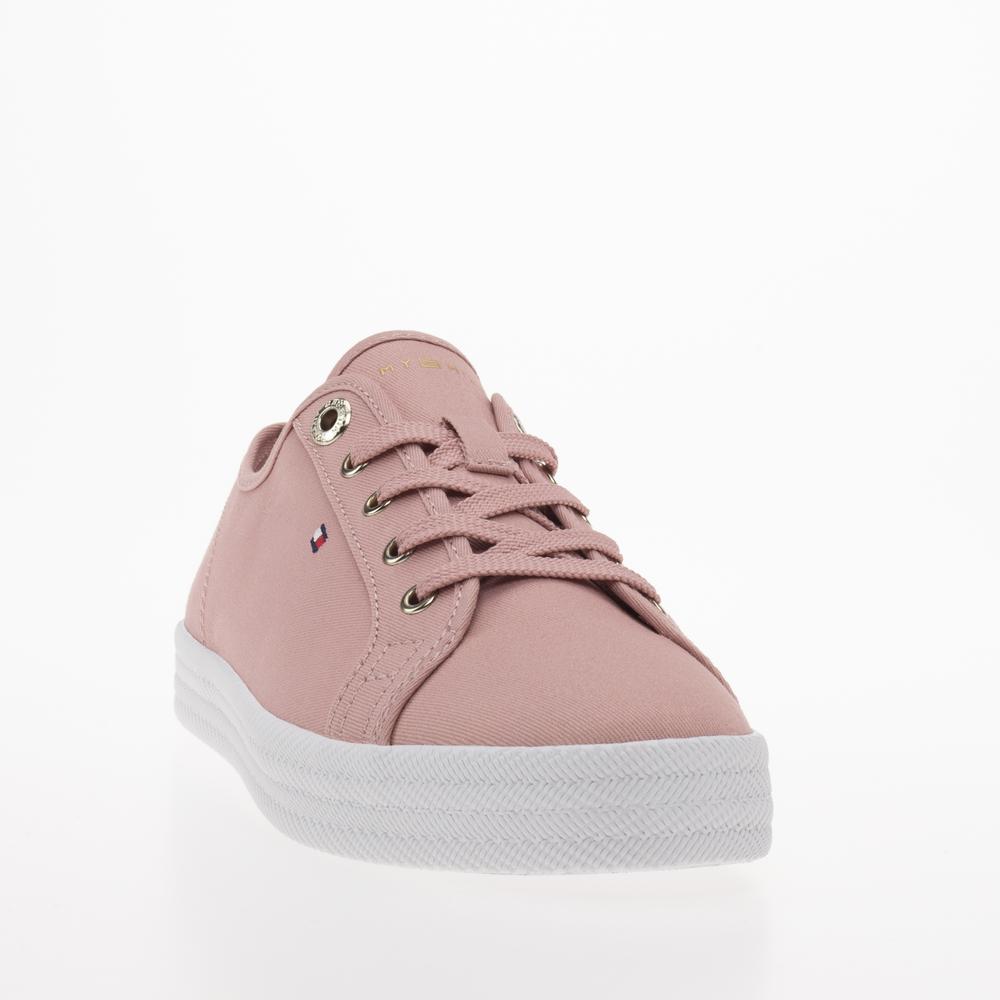 Boty Tommy Hilfiger Essential Vulcanized Sneaker FW0FW07119-TQS - růžové