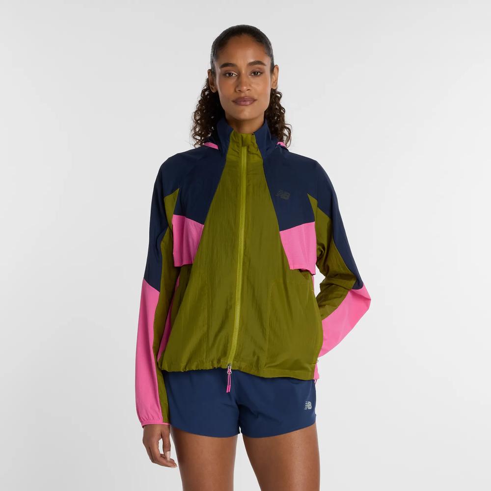 Dámská bunda New Balance WJ61J326AAN - zelené