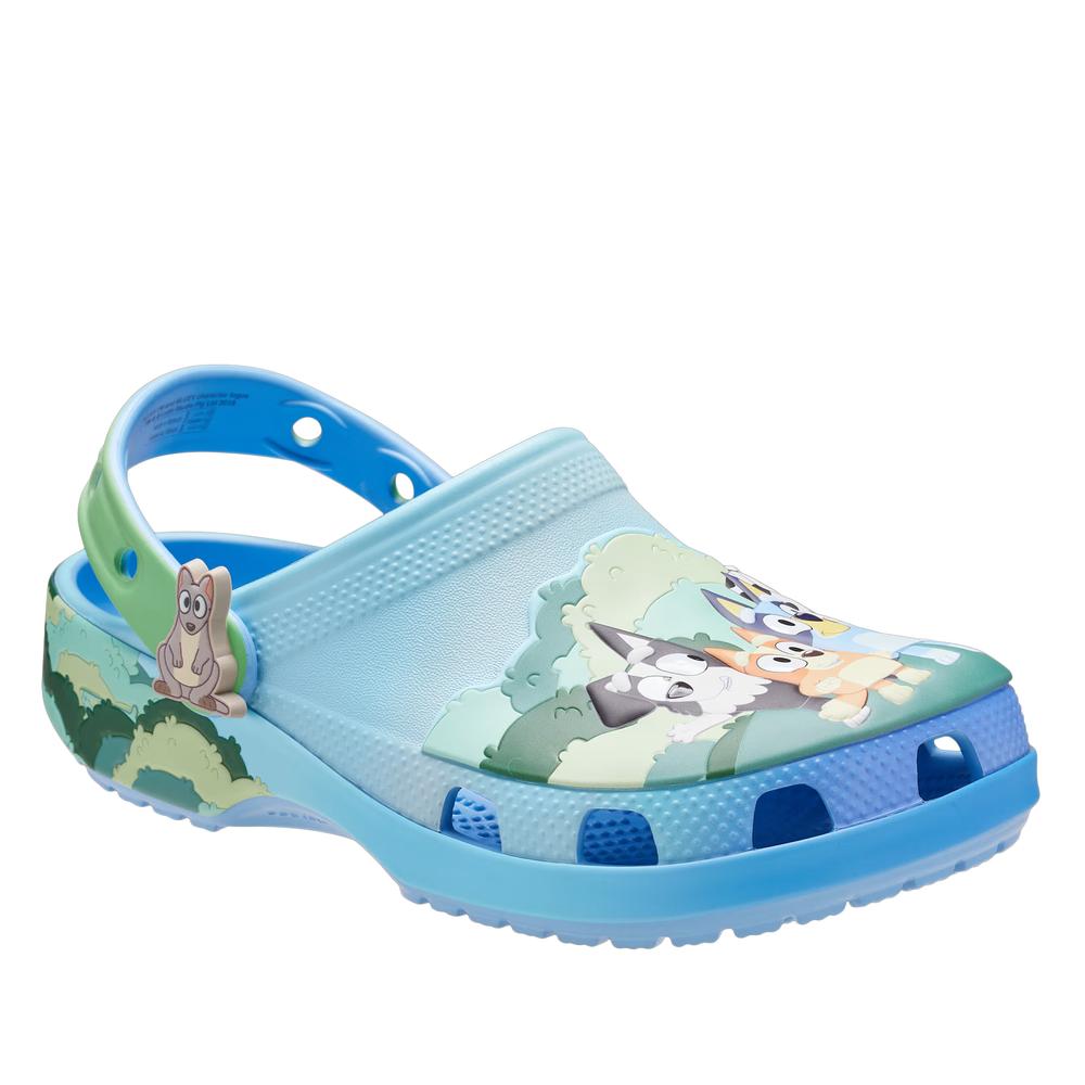 Dětské Žabky Crocs Toddler Bluey Best Buddies Classic Clog 212369-90H - modré