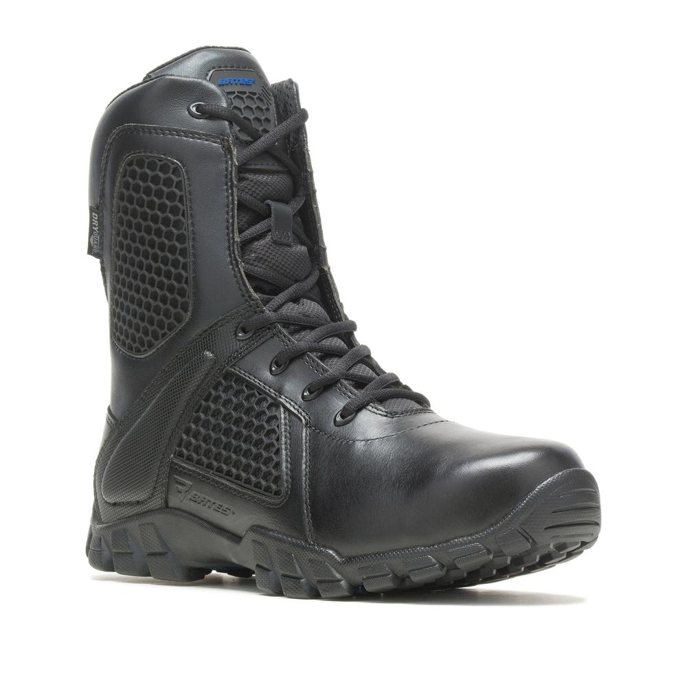 Boty Bates Shock 8 Side Zip E7008 - černé