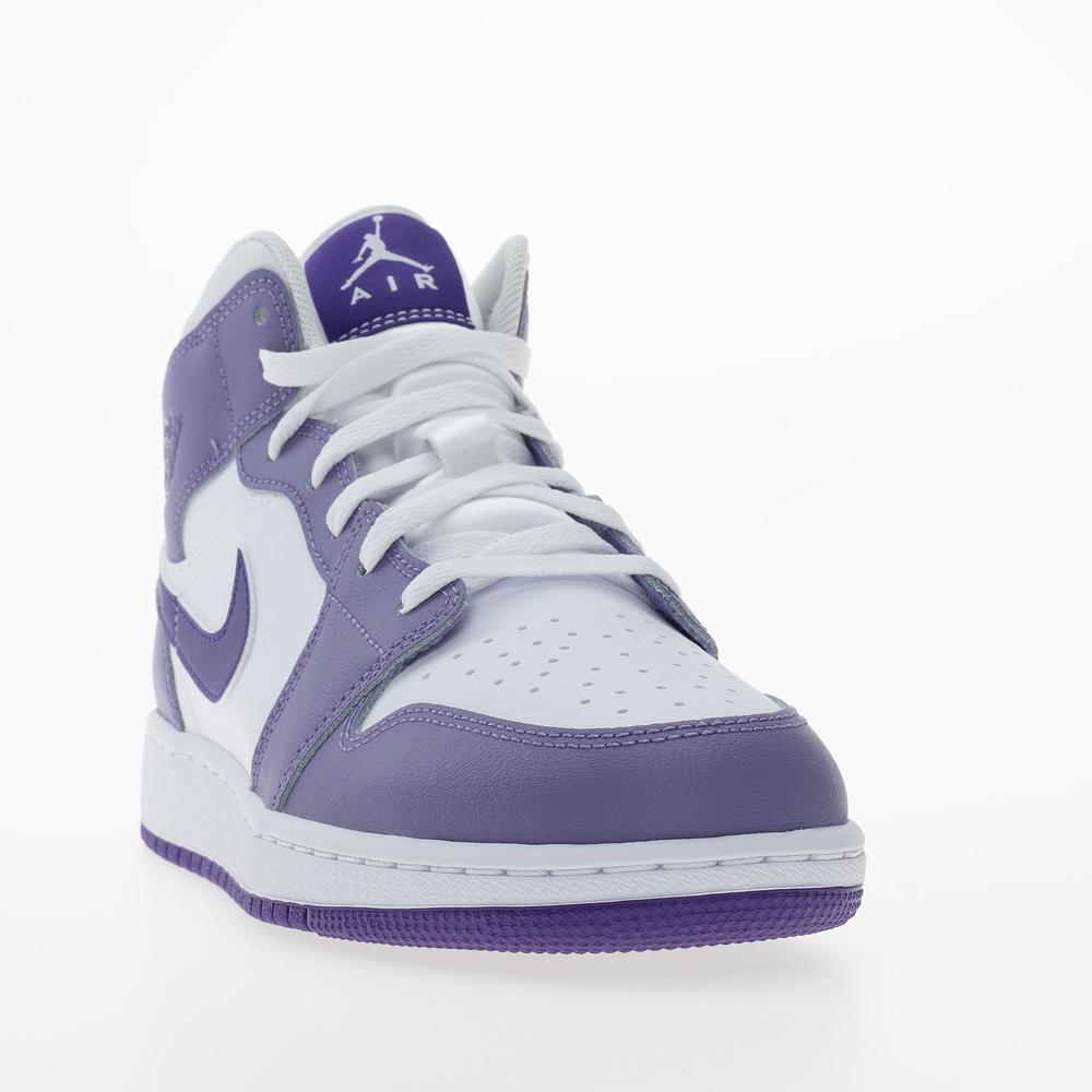 Dětské boty Nike Air Jordan 1 Mid DQ8423-500 - fialové