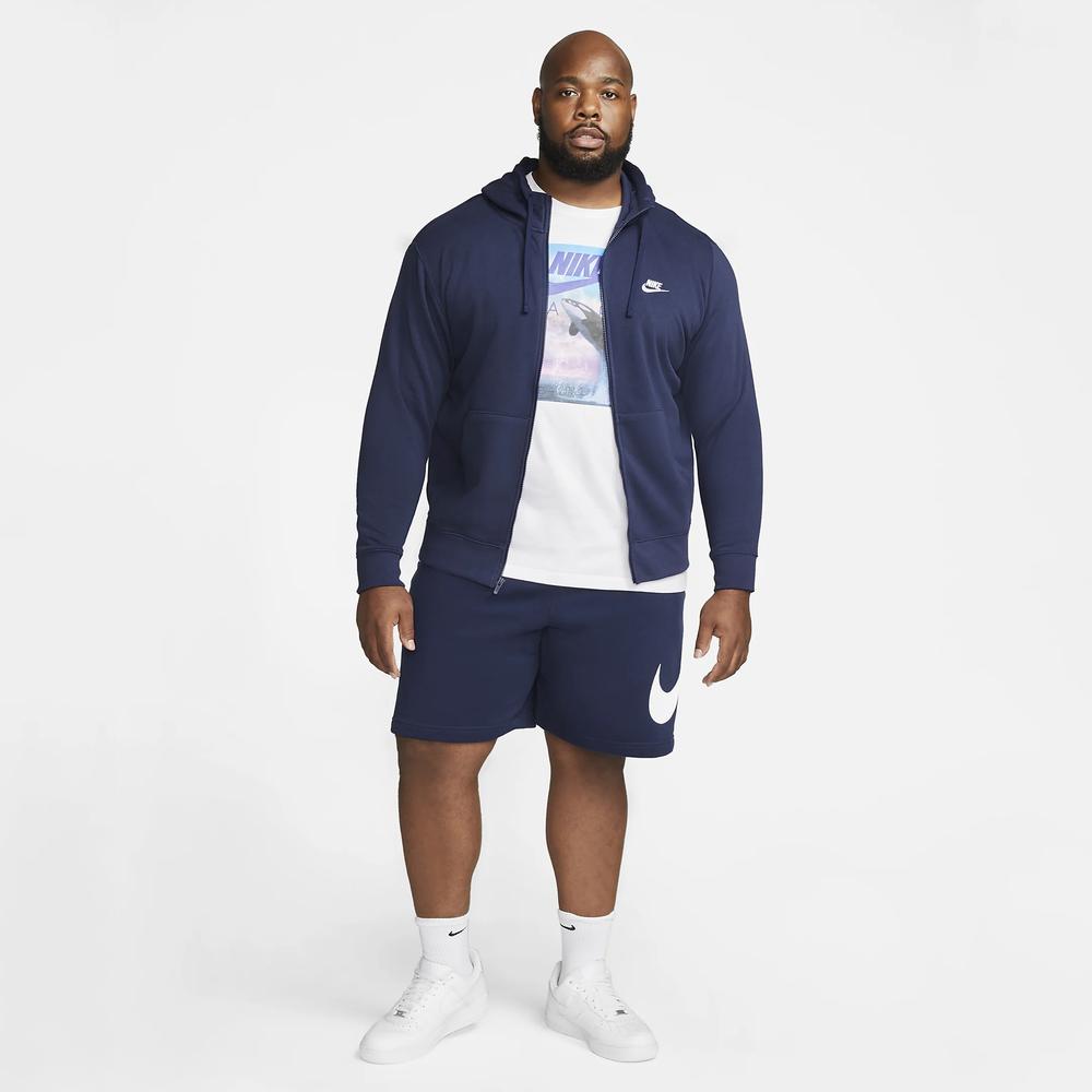 Mikina Nike NSW Club Fleece BV2645-410 - tmavě modrě
