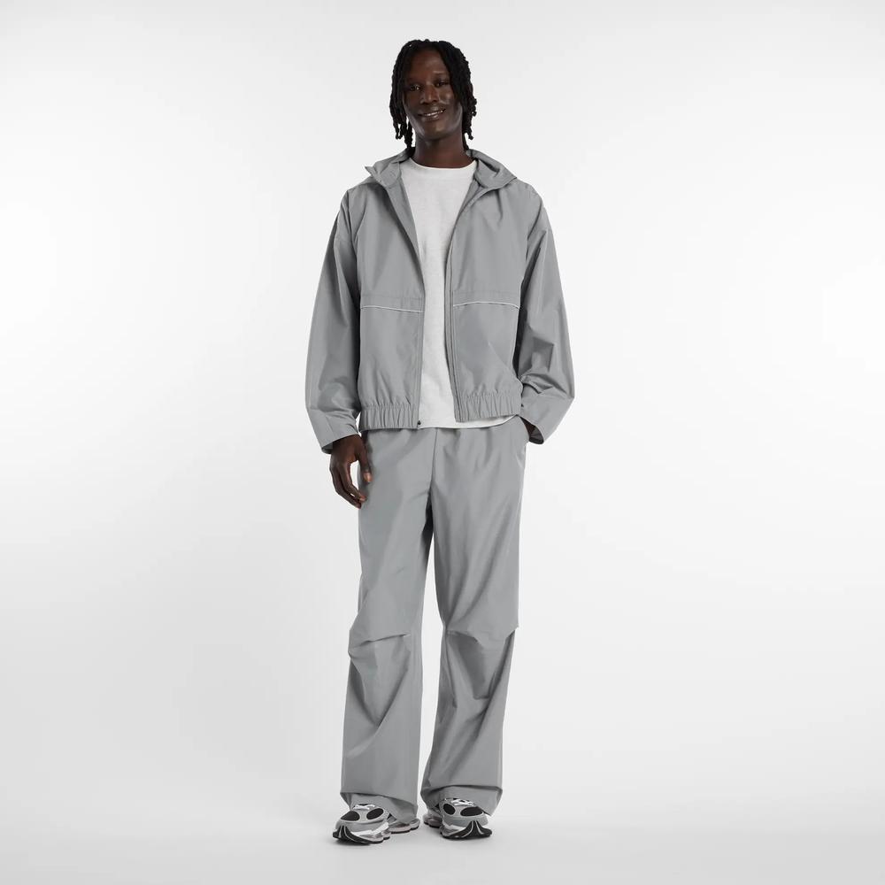 Pánská bunda New Balance MJO5BXYST - šedivé