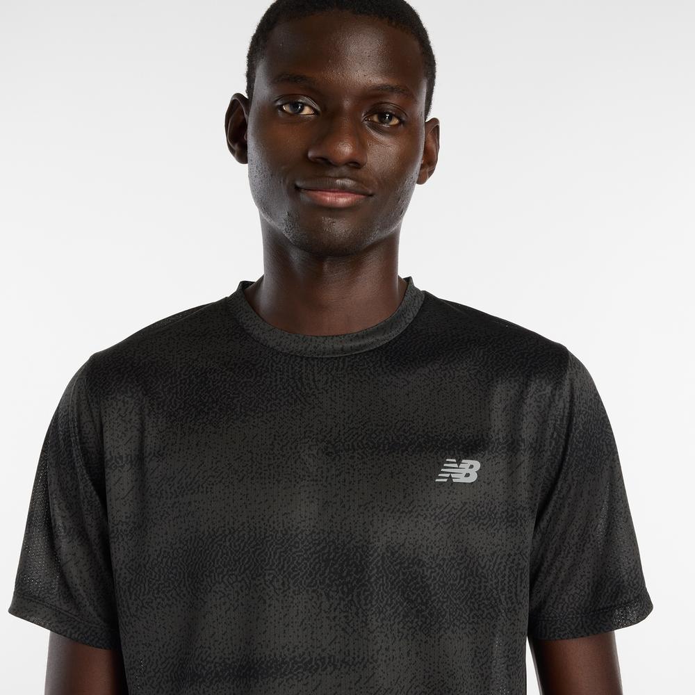 Pánské tričko New Balance MT61G4S7BGR - černé