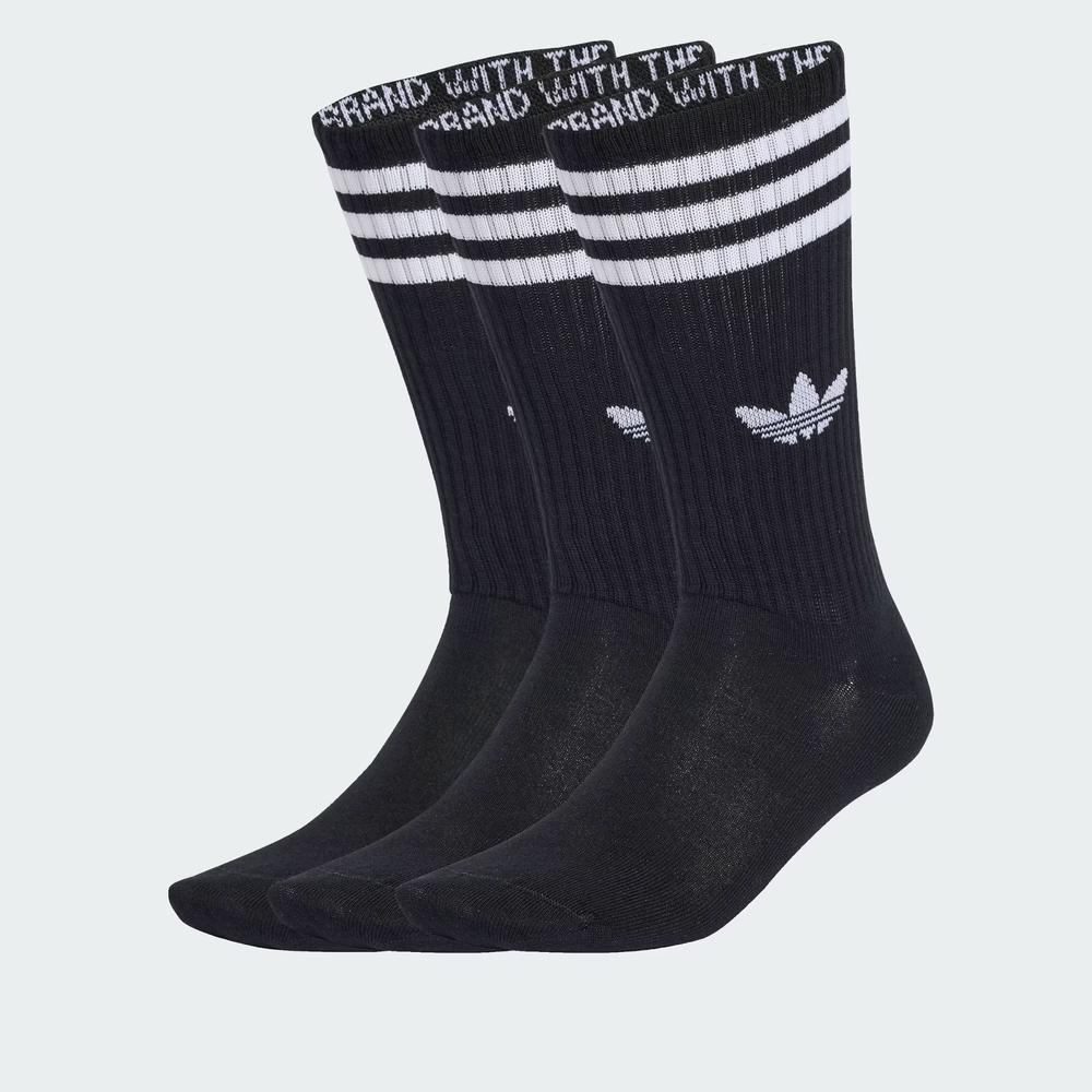 Ponožky unisex adidas Originals 3-Stripies High Crew 3 Pairs JV7417 - černé