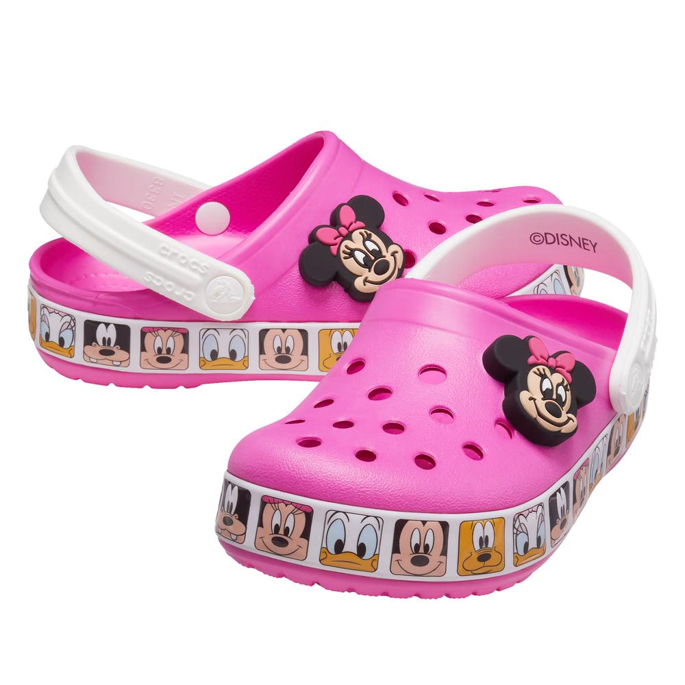 Žabky Crocs Toddler Fun Lab Disney Minnie Mouse Band Clog 207720-6QQ - růžové