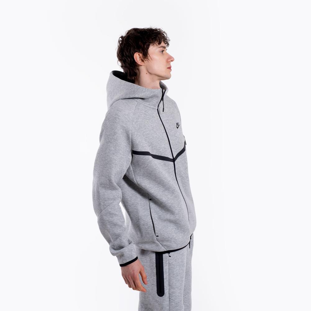 Mikina pánské Nike Tech Fleece Windrunner Full-Zip HV0949-063 - šedivé