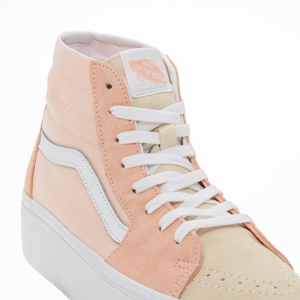 Boty Vans Soft Suede SK8-Hi Tapered Stackform VN0A5JMKBOD1 - oranžové