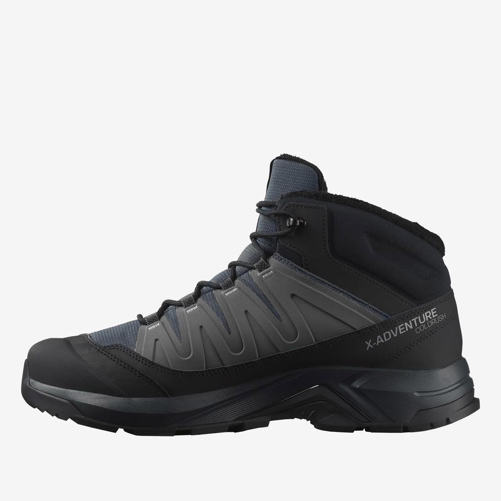 Pánské boty Salomon X-Adventure Coldrush Waterproof L47856000 - černé