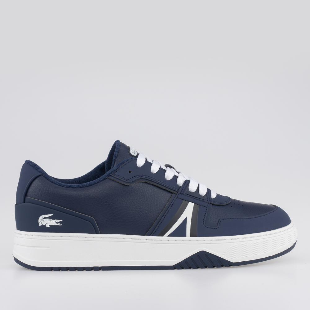 Boty Lacoste Leather Colour-Pop Trainers 743SMA0075-092 - tmavě modrě