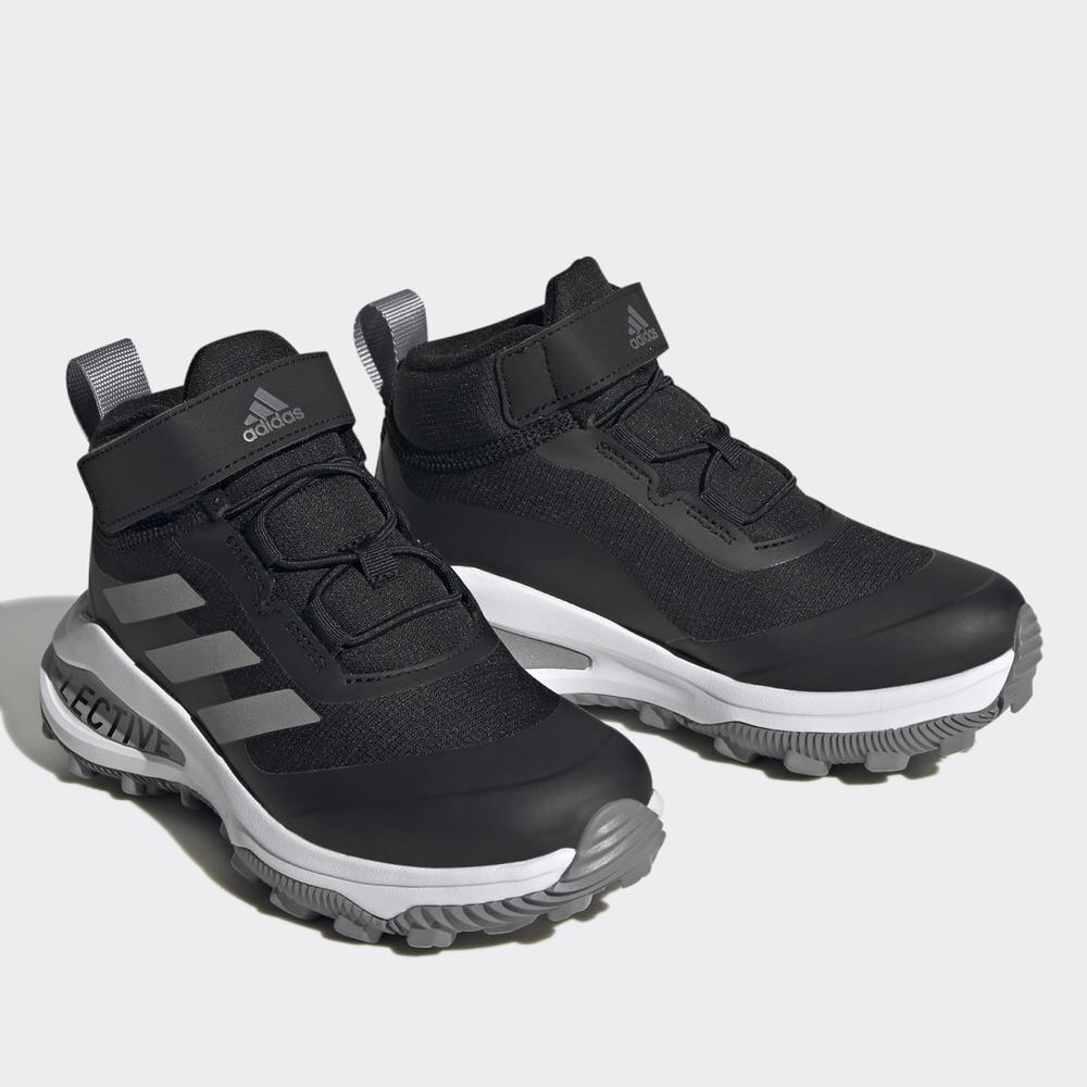 Boty adidas Fortarun All Terrain Cloudfoam Sport Running Elastic Lace And Top Strap GZ1804 - černé