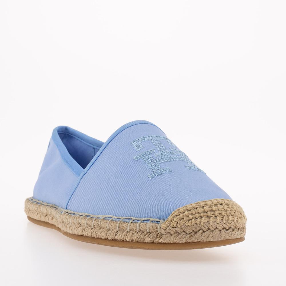 Boty Tommy Hilfiger Embroidered Espadrille FW0FW07101-C1Z - modré