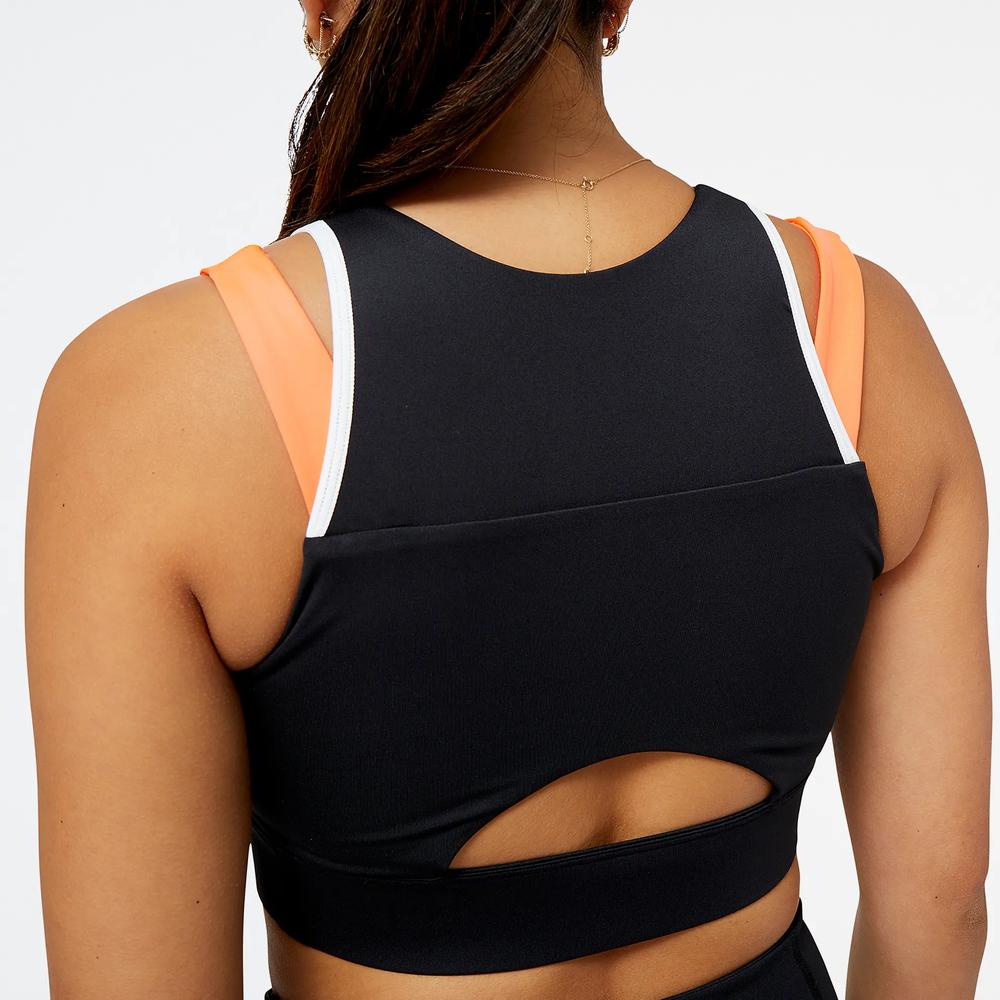 Dámský top New Balance WB21110NDF - černé