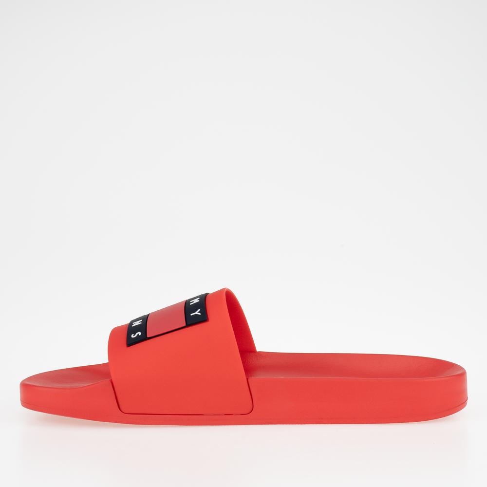 Žabky Tommy Jeans Pool Slide EM0EM01191-XNL - červené
