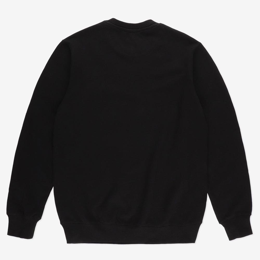 Mikina Prosto Klasyk Crewneck Bokz KL231MSWE1073 - černé