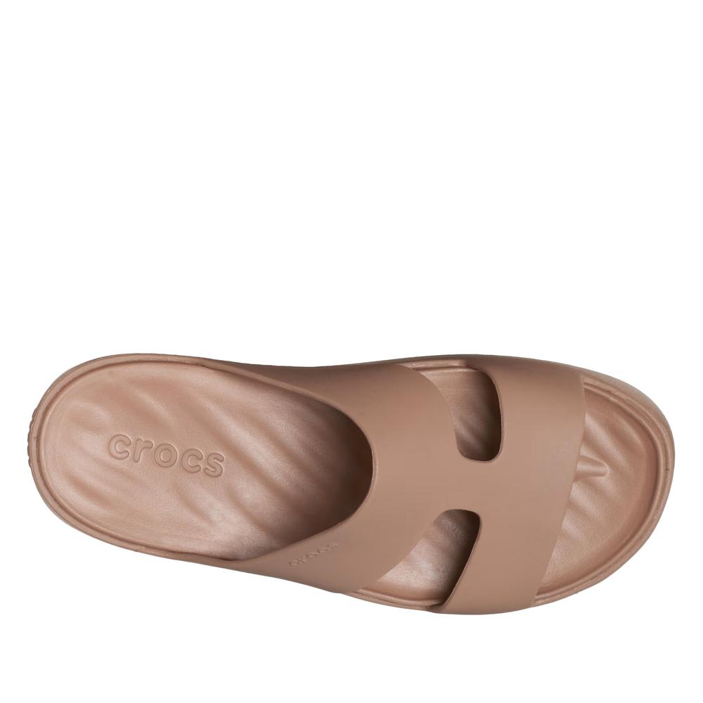 Dámské Žabky Crocs Getaway Platform H-Strap 209409-2Q9 - hnědé