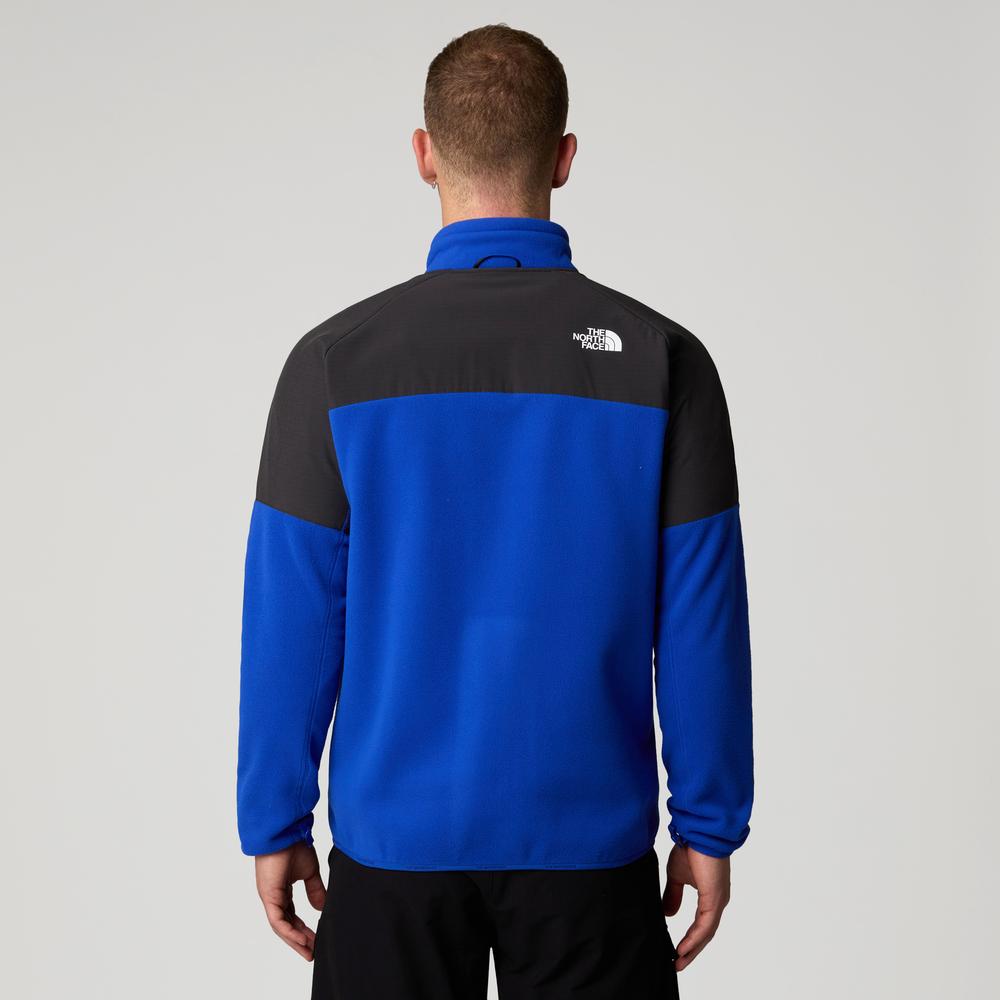 Mikina The North Face 100 Glacier Heavyweight Full-Zip Fleece 0A89JGJL11 - tmavě modrě