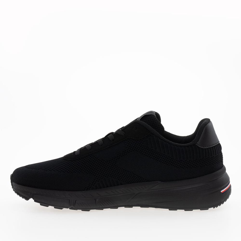 Boty Tommy Hilfiger Lightweight RWB Knit FM0FM05423-BDS - černé