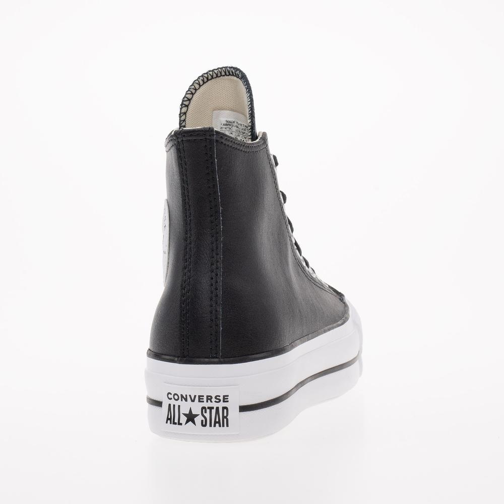 Boty Converse Chuck Taylor All Star Lift Platform Leather 561675C - černé