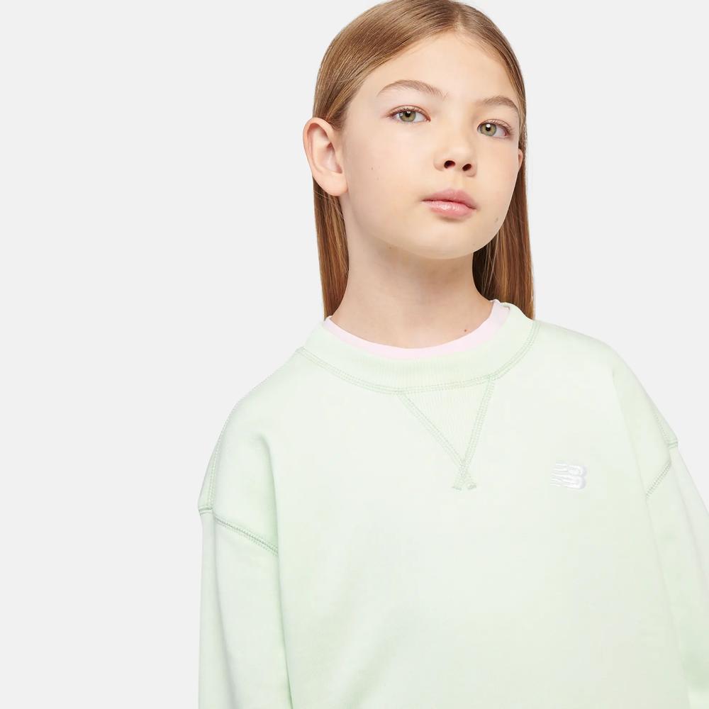Dětské mikinaNew Balance LAKG0055MEW - mátové