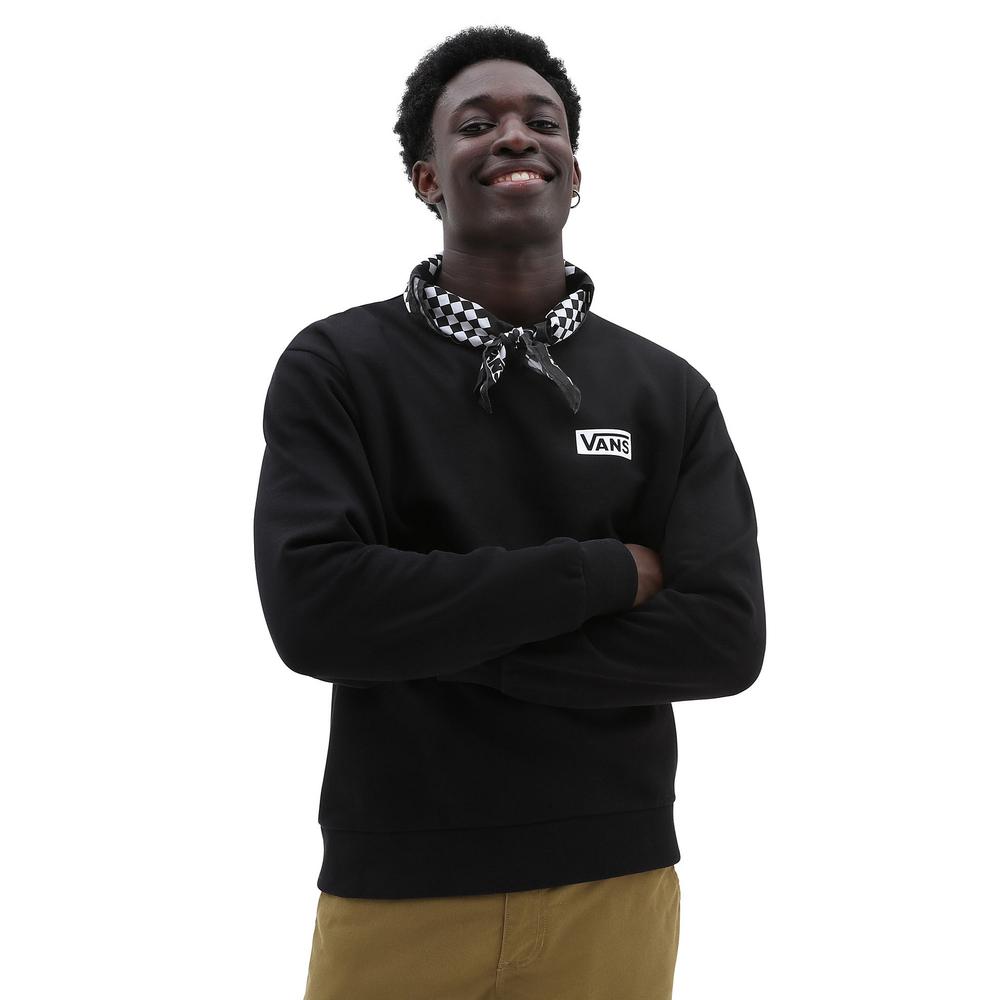 Mikina Vans Relaxed Fit Crew VN0007FPBLK1 - černé