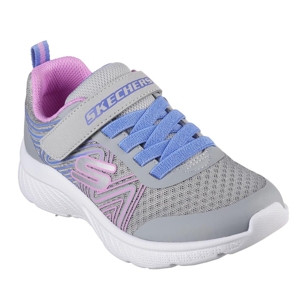 Dětské boty Skechers Microspec Plus Swirl Sweet 303535LGYMT - šedivé