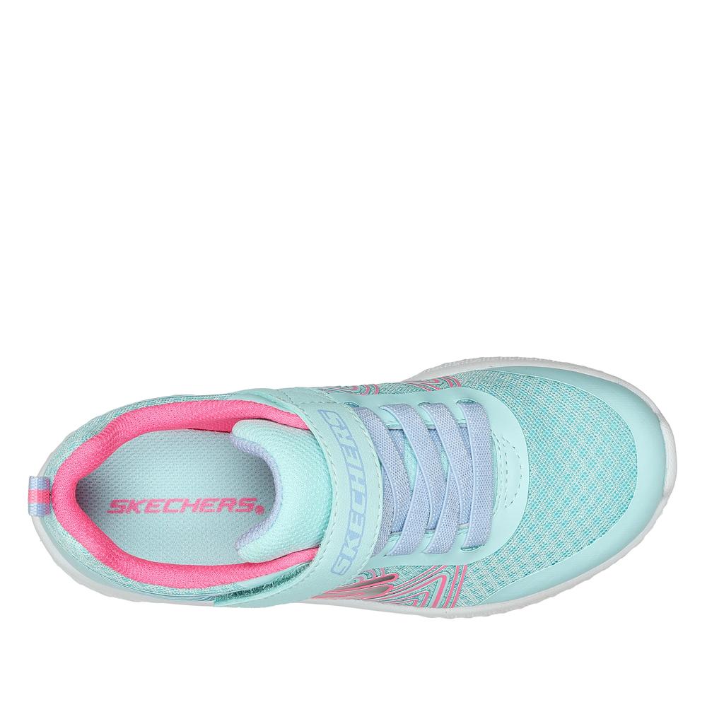 Dětské boty Skechers Microspec Plus Swirl Sweet 303535LAQPK - modré