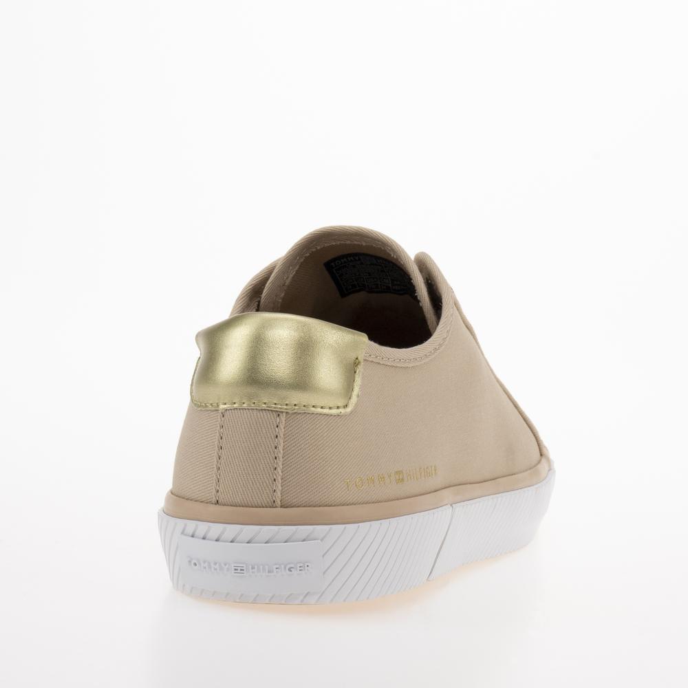 Boty Tommy Hilfiger Metallic Lace-Up FW0FW06957-TRY - oranžové