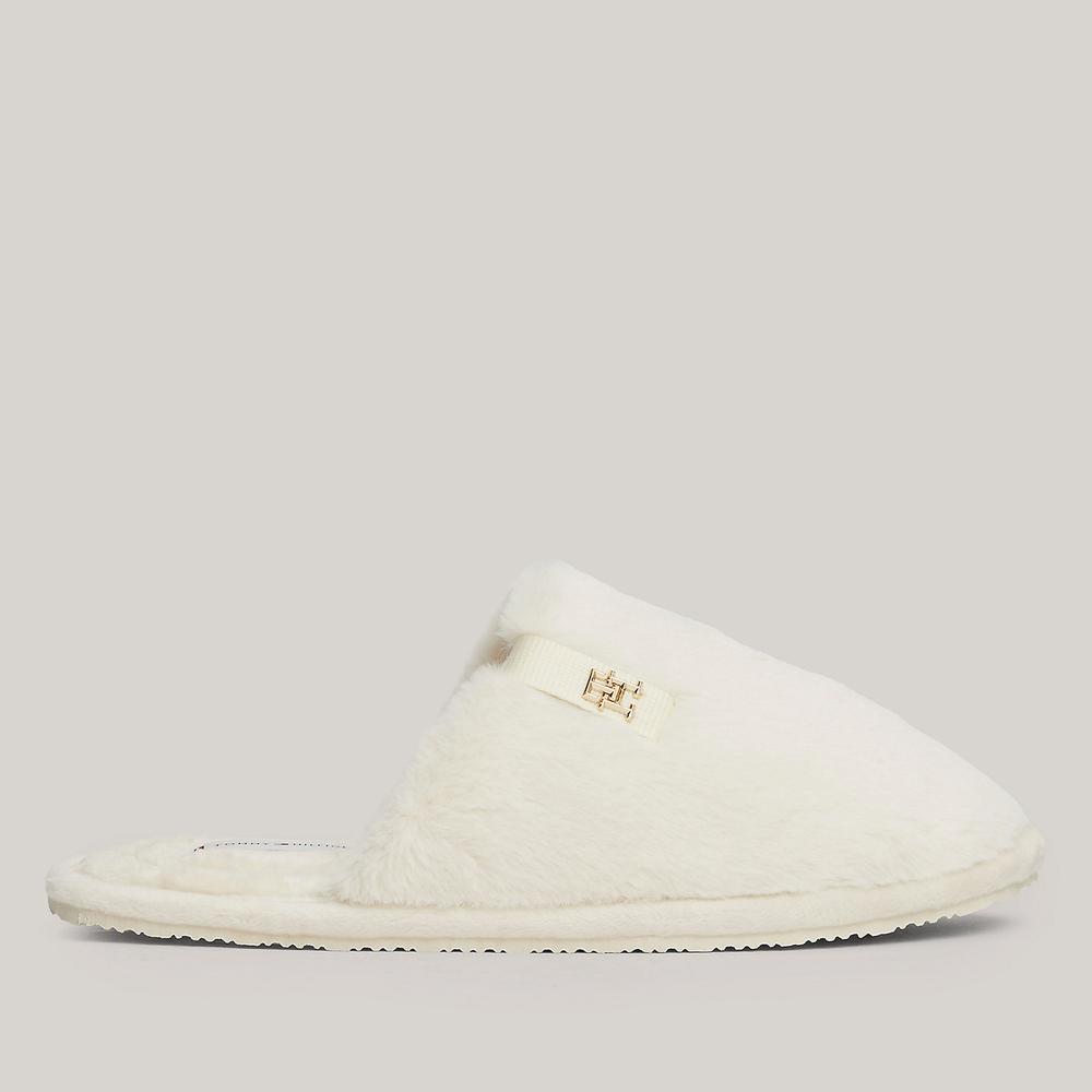 Žabky Tommy Hilfiger Comfort Home Slipper FW0FW08138-YBH - bílé