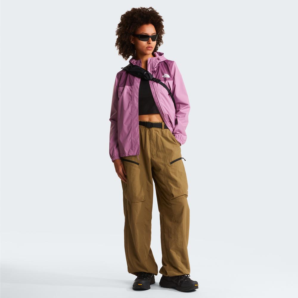Bunda dámské The North Face Antora Rain Jacket 0A8BKDK221 - fialové