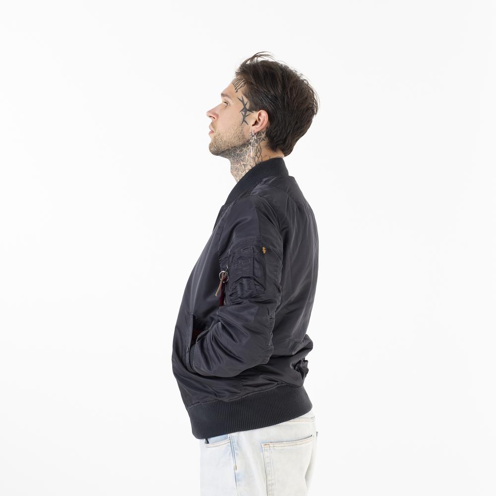 Bunda Alpha industries MA-1 VF 59 Long 168100466 - šedivé
