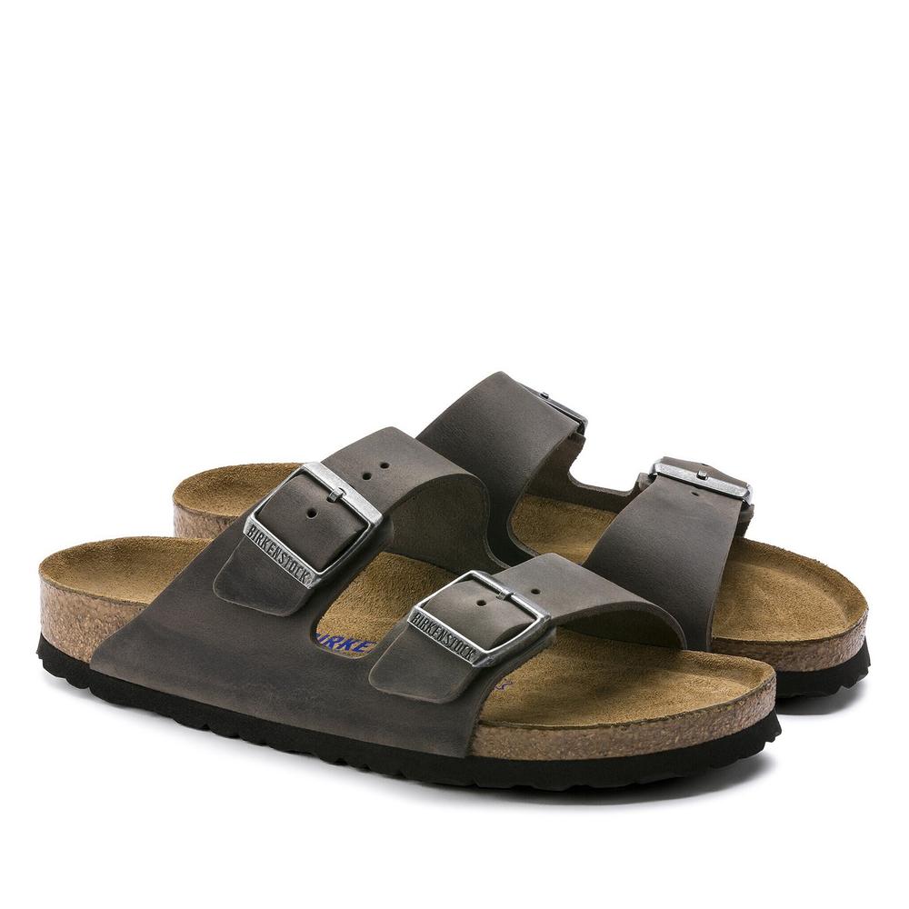 Žabky unisex Birkenstock Arizona SFB 552801 - šedivé