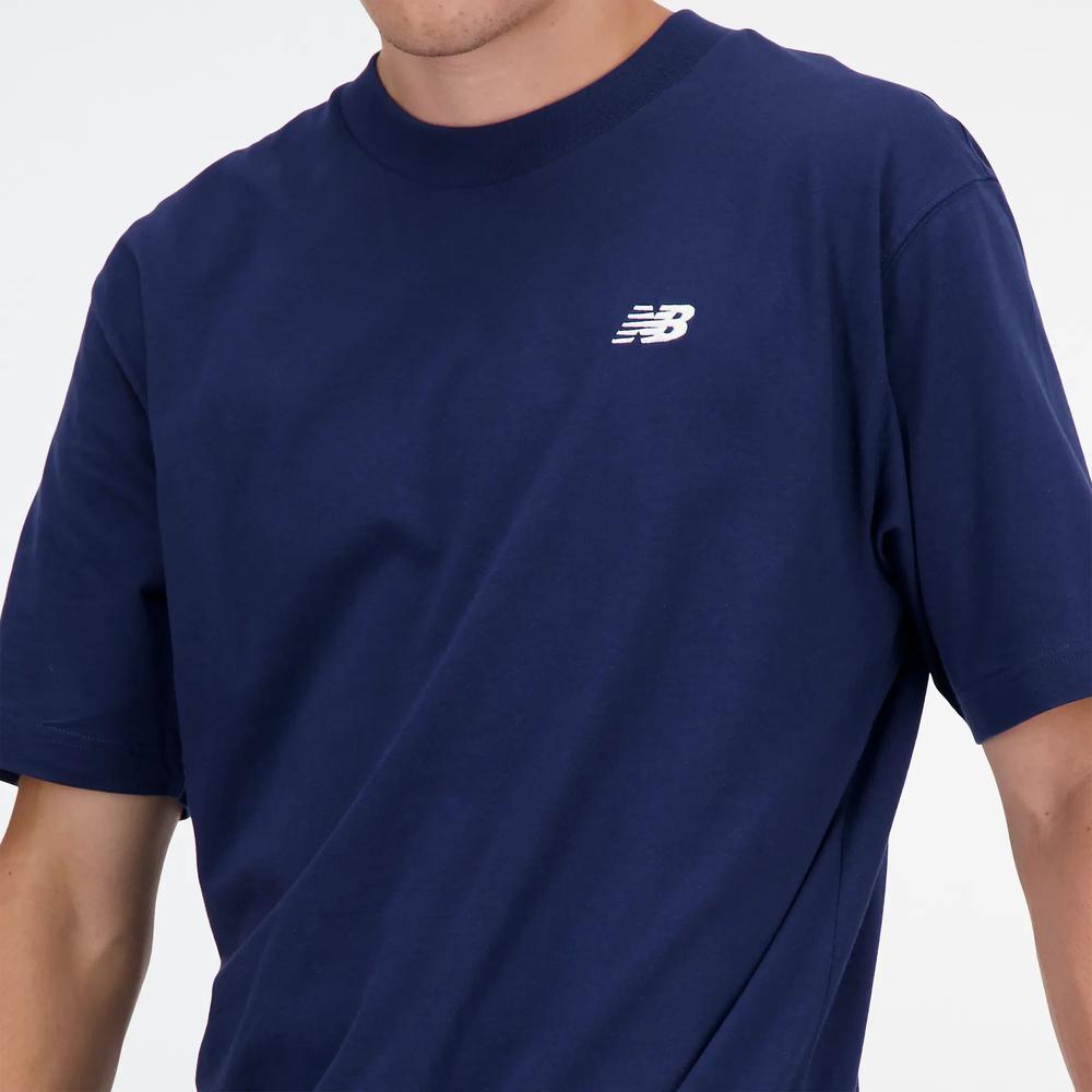 Pánské tričko New Balance MT41509NNY - tmavě modrě
