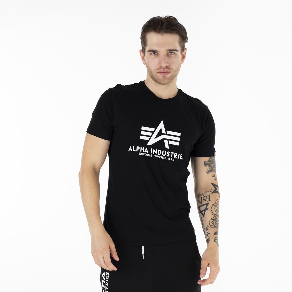 Tričko Alpha Industries Basic T-shirt  10050103 - černé