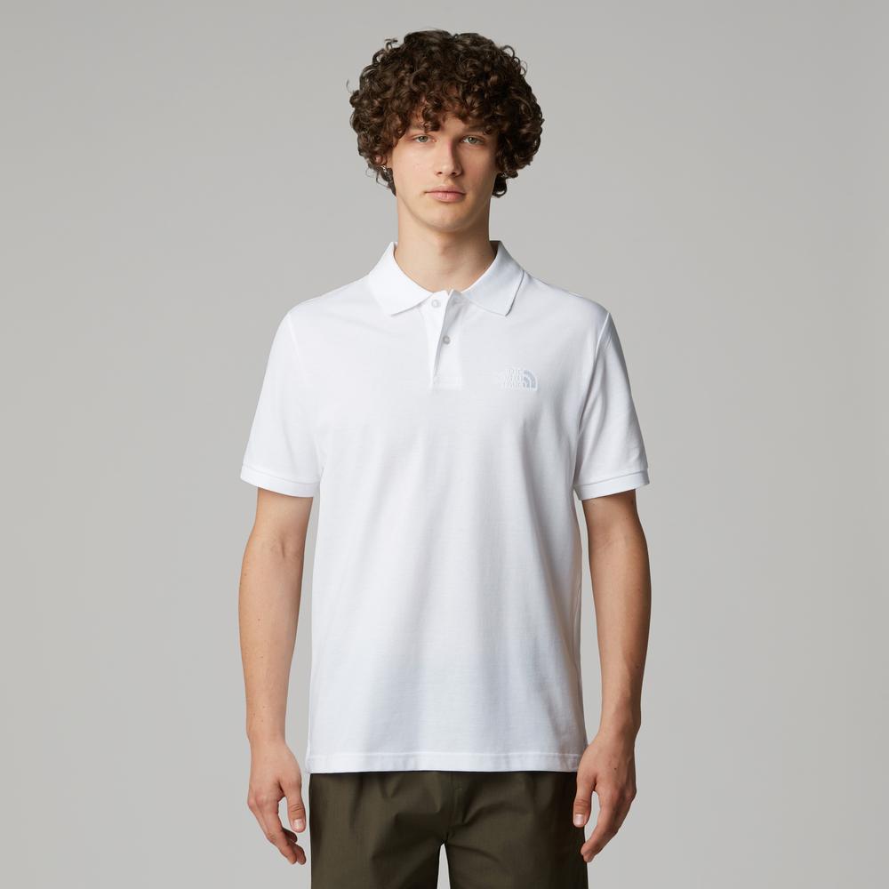 Tričko The North Face Essential Regular Polo 0A8C1PFN41 - bílé
