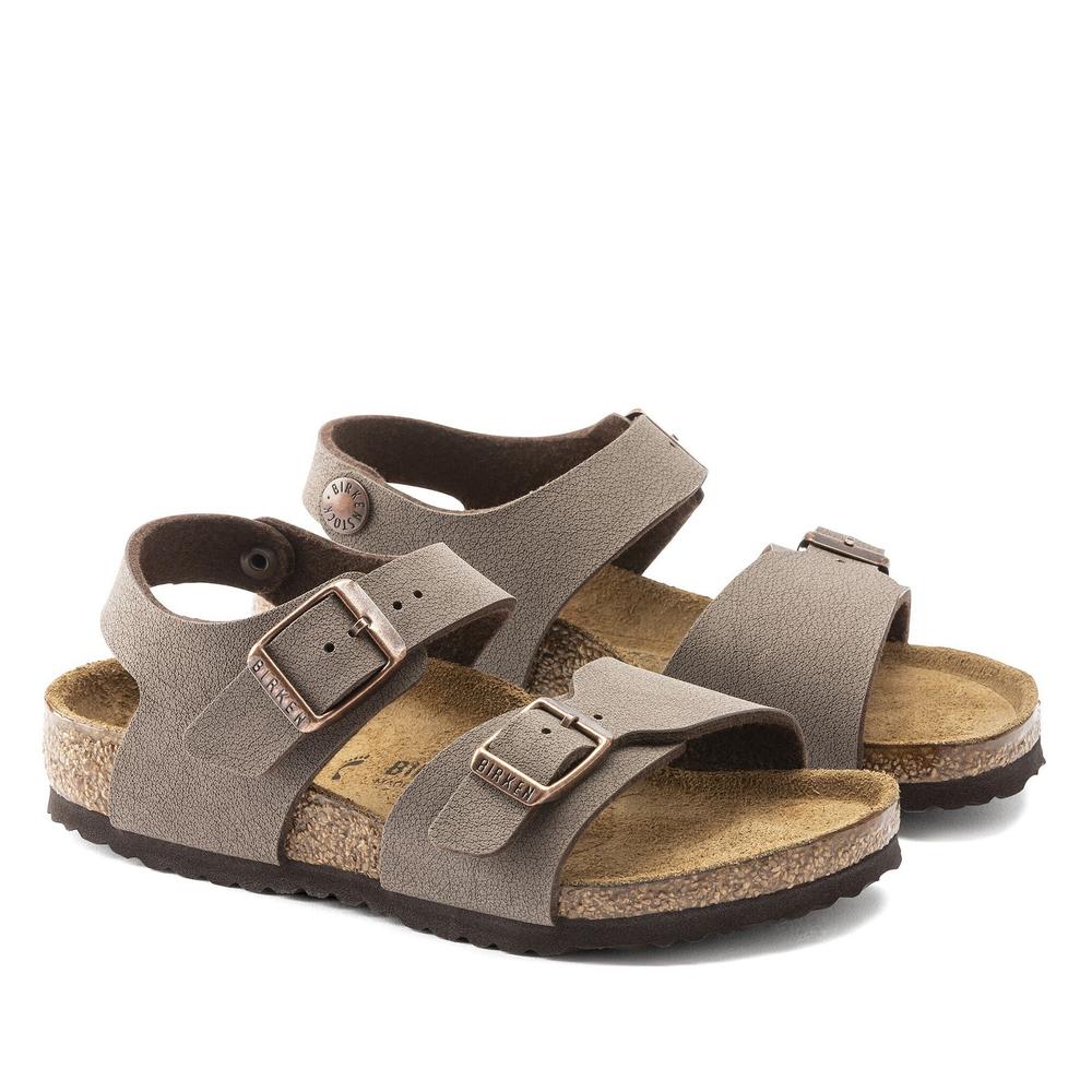 Dětské sandále Birkenstock New York 87783 - hnědé