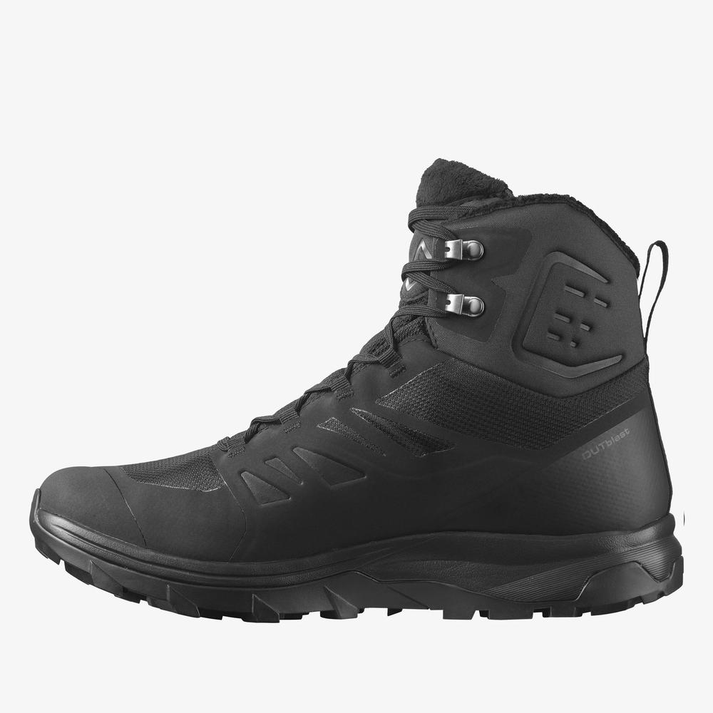 Boty Salomon Outblast Thinsulate Climasalomon Waterproof L40922300 - černé
