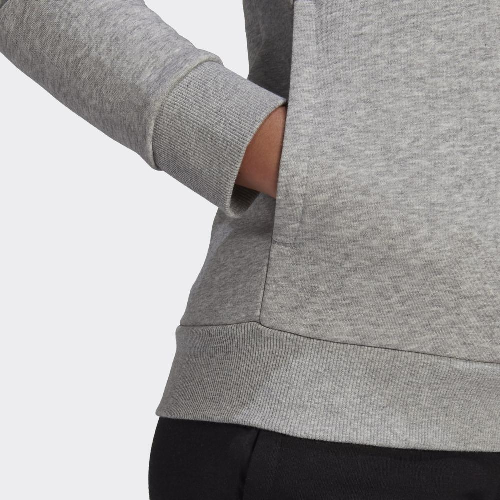 Mikina adidas Loungewear Essentials Logo Fleece Hoodie GL0719 - šedivé