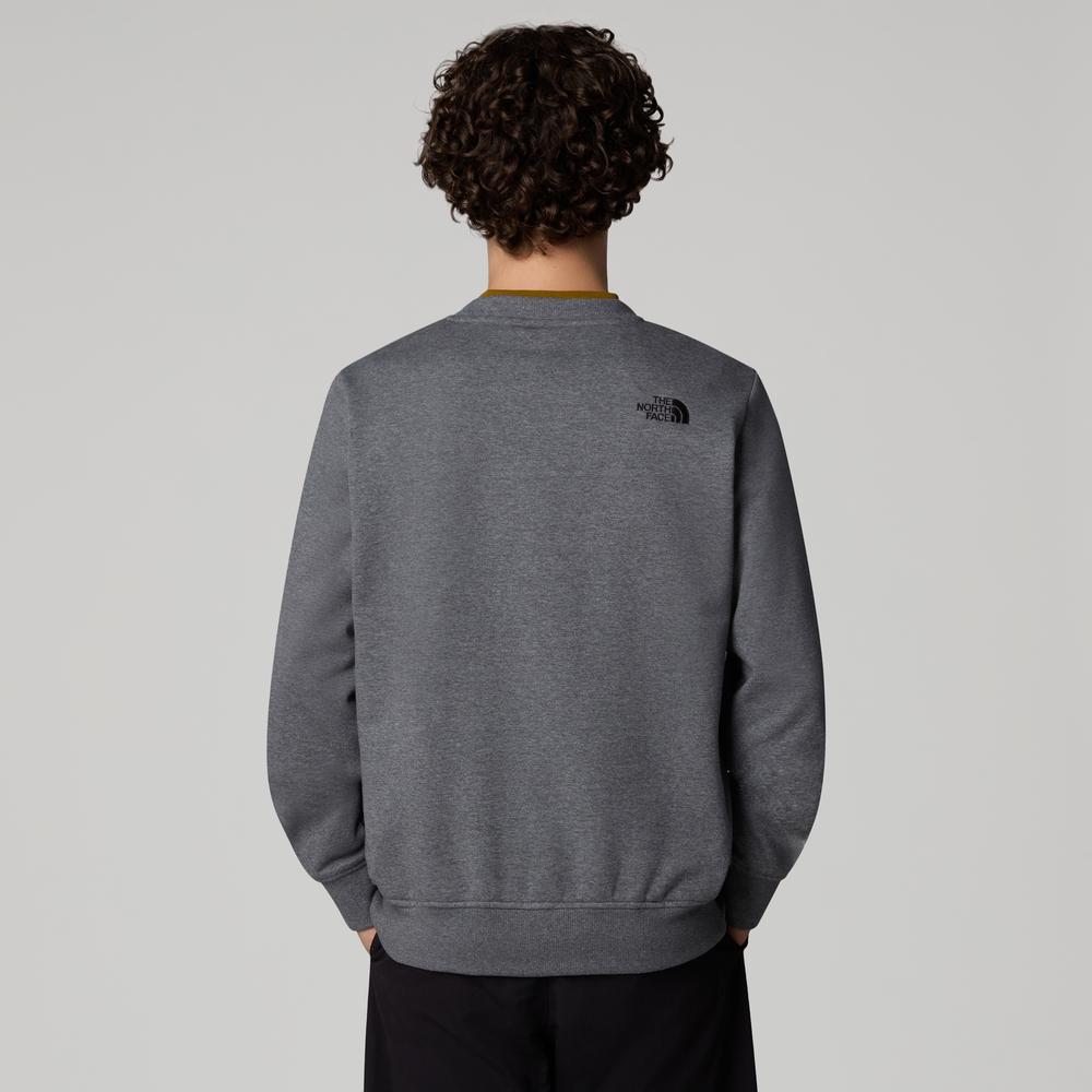 Mikina The North Face Drew Peak Crew 0A89EKDYY1 - šedivé