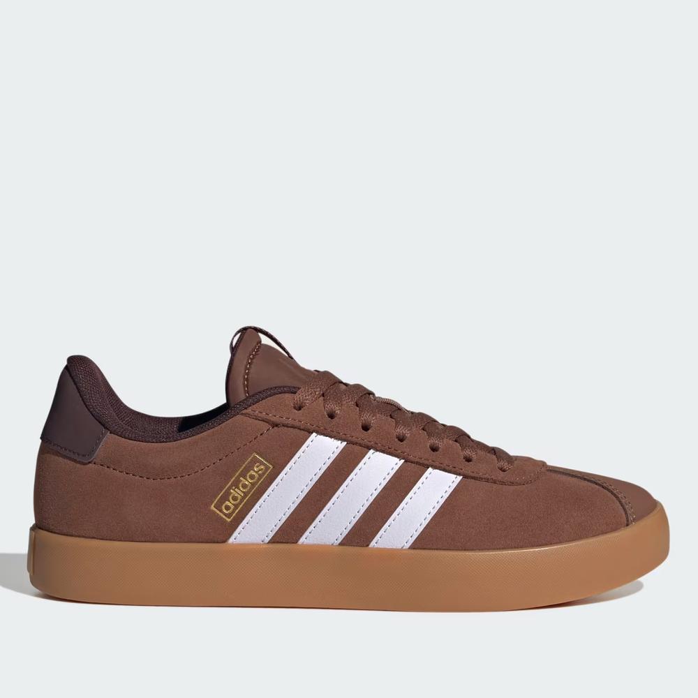 Dětské boty adidas Sportswear VL Court 3.0 KI2102 - hnědé