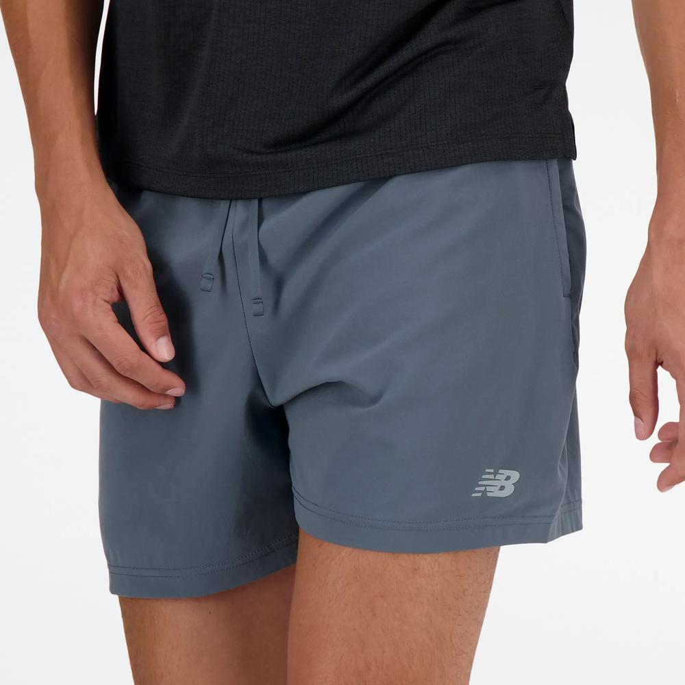 Pánské šortky New Balance MS41227GT - šedivé